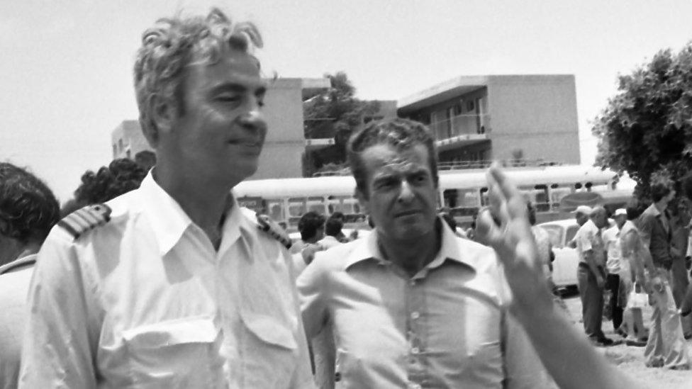 Michel Bacos in Israel after being freed, July, 1976. Photograph by Israel Sun Ltd, from the Judaica Collection of the Harvard Library, Harvard University