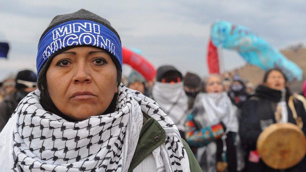 Prayer ceremony in Standing rock