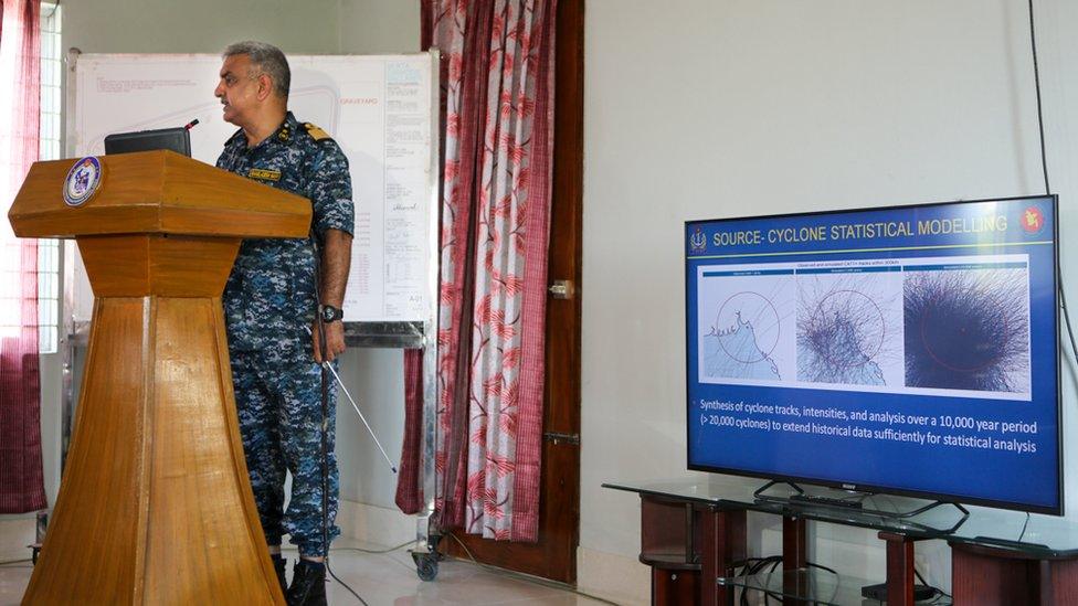 Commodore Chowdhury speaks about possible cyclonic activity close to the island