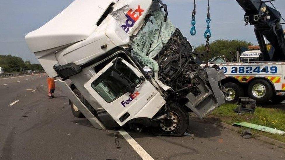 David Wagstaff's lorry