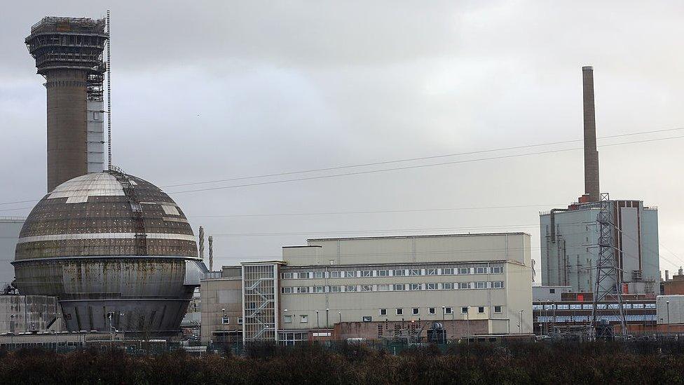 Sellafield nuclear plant in Cumbria