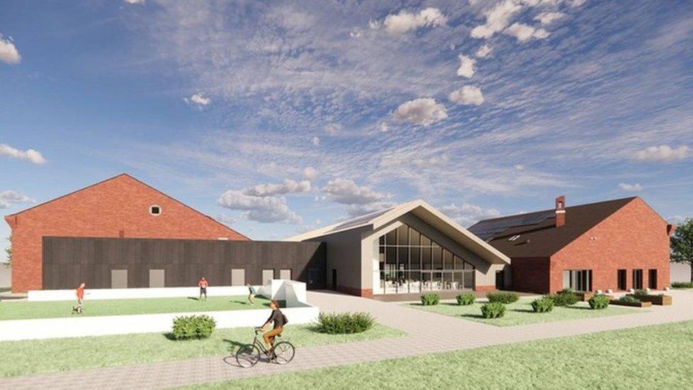 CGI image of the new Wonford Community Wellbeing Hub in Exeter