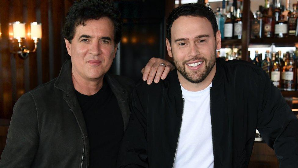 Scott Borchetta (left) and Scooter Braun