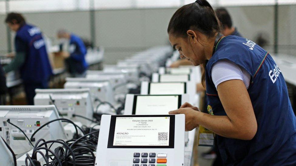 Brazil voting machines