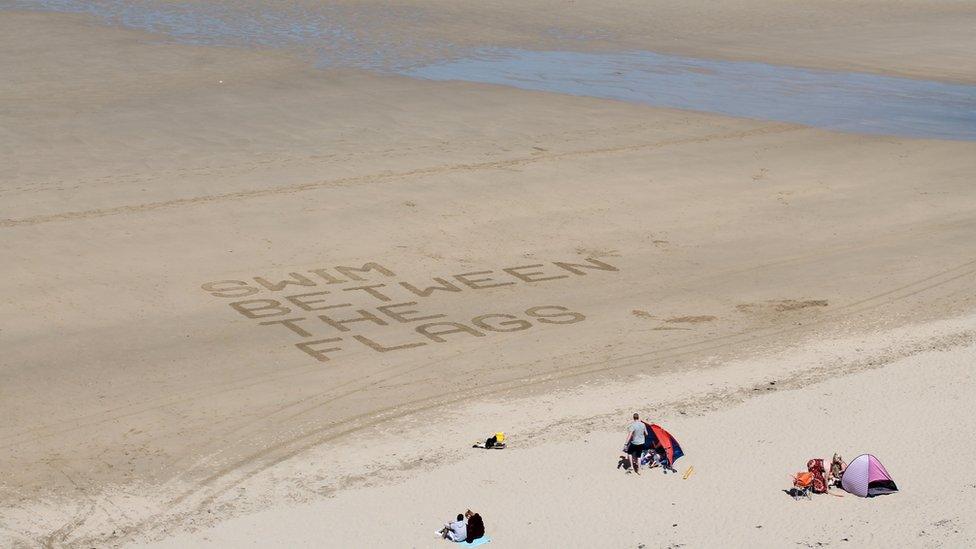 Beach message