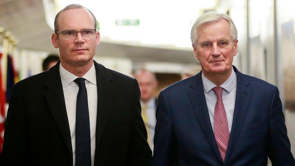 Simon Coveney Michel Barnier