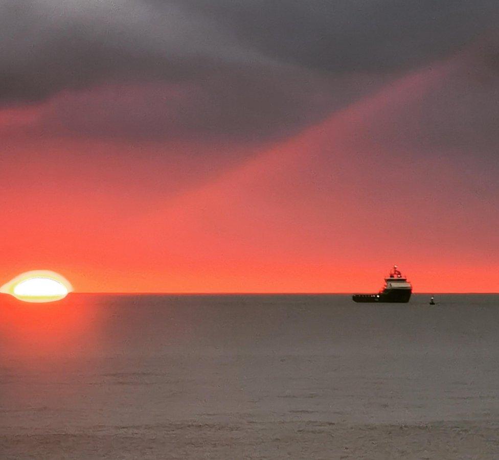 Winter solstice in Lowestoft