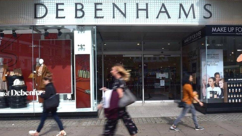 Debenhams store