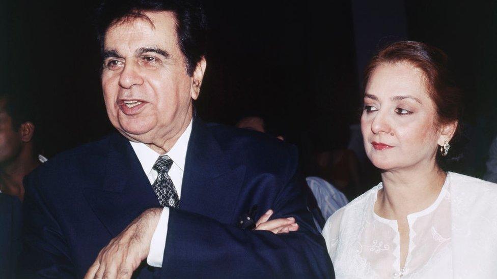 Dilip Kumar and Saira Banu