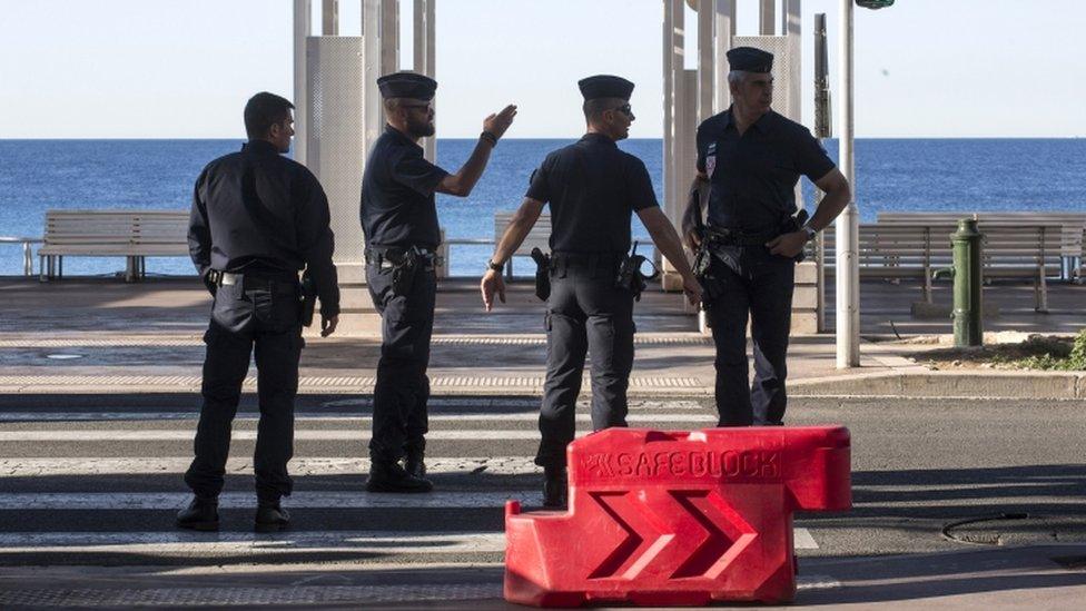 Police in Nice