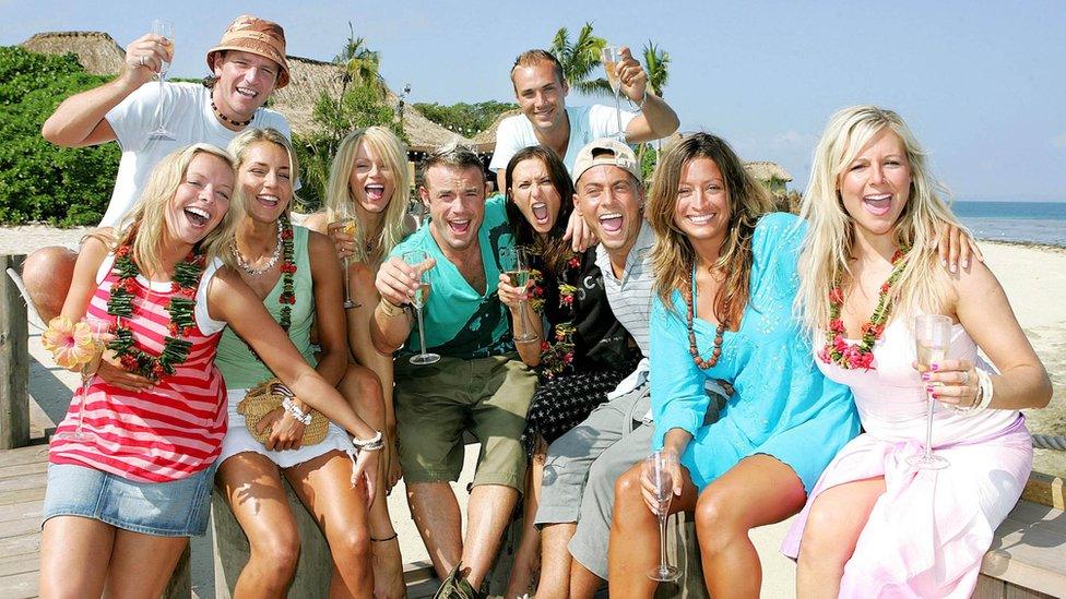 The 2005 cast of Love Island