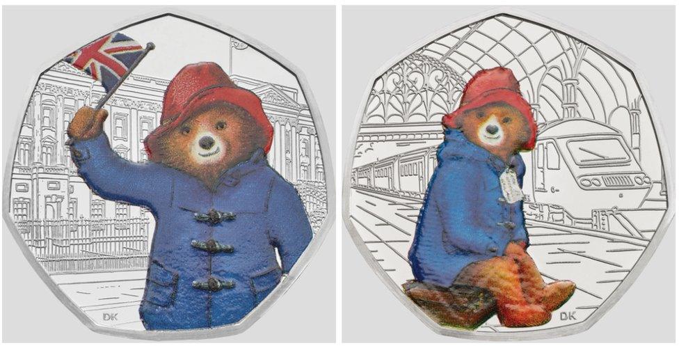 Paddington bear coins released