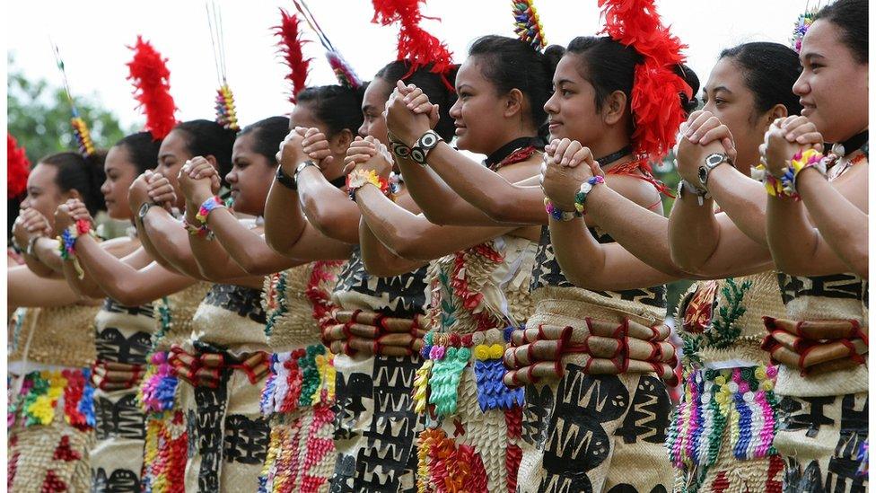 Tonga dancers