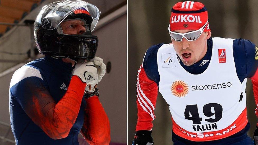 Skier Alexander Legkov and bobsledder Alexander Zubkov deny doping allegations