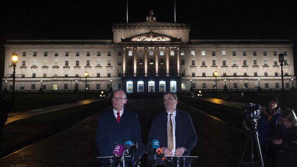 Simon Coveney and Julian Smith