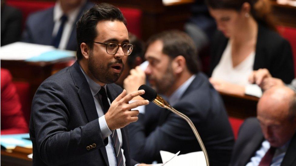 Mounir Mahjoubi speaks during a session of questions to the French government, on 20 December 2017