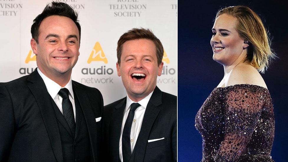 Ant and Dec and Adele