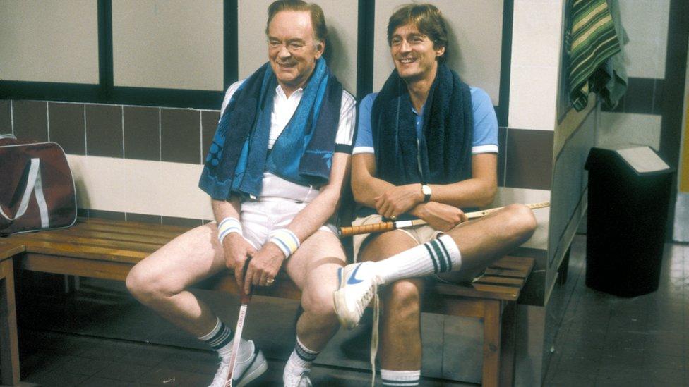 Nigel Havers and Tony Britton in Don't Wait Up, which ran from 1983 to 1990