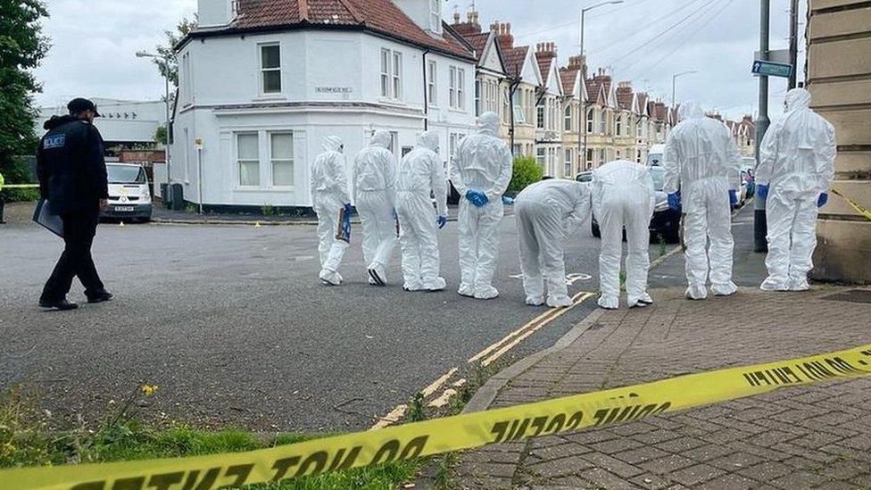 Police forensic operation