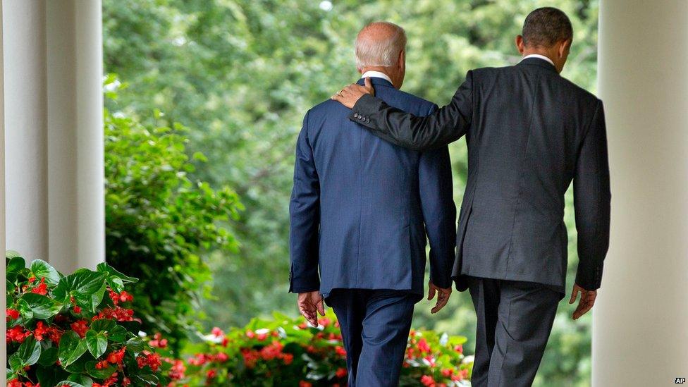 Vice President Joe Biden and President Barack Obama