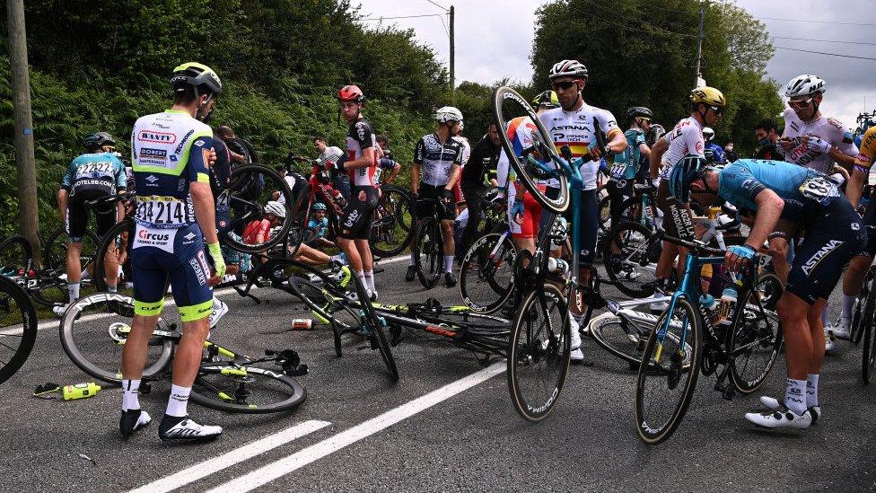 Tour de France crash