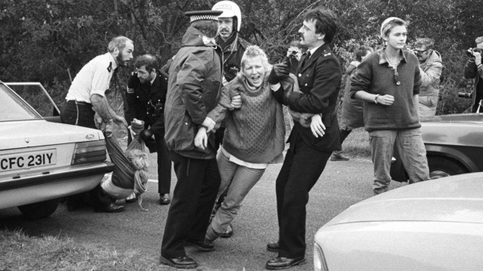 Greenham Common protesters