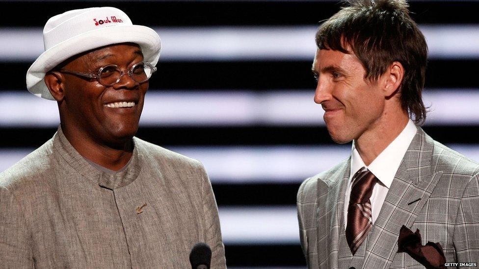 Samuel L Jackson and Steve Nash