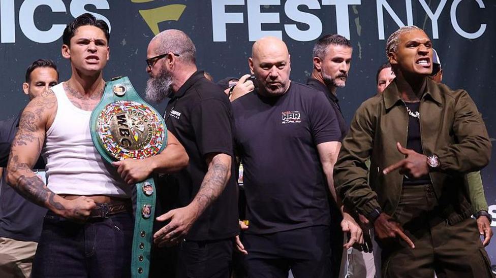 Security Intervenes as Benn and Garcia Explode at New York Media Day