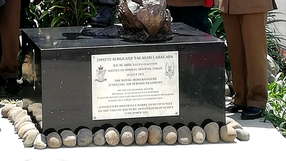 Statue of Sergeant Labalaba