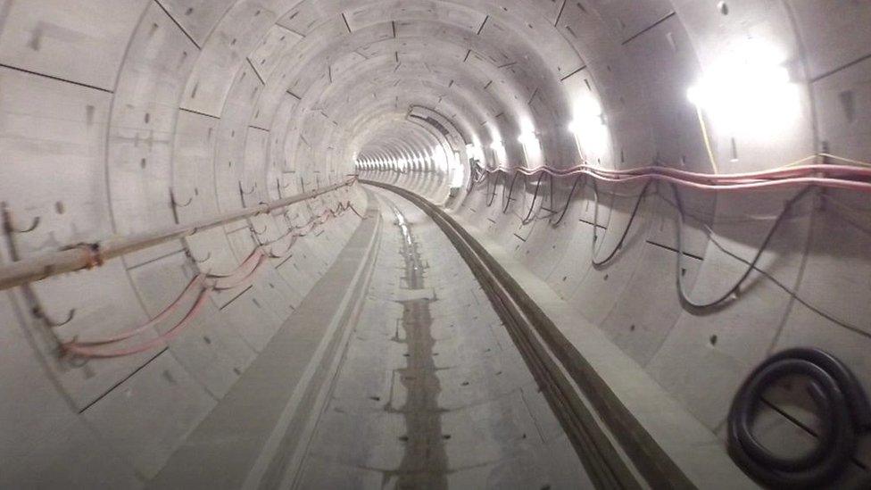 Crossrail tunnel