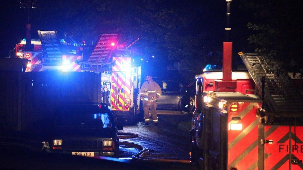 Emergency services were called out after one man dies and six were injured