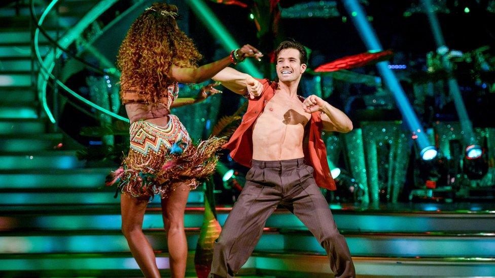 Danny Mac and his partner Oti Mabuse