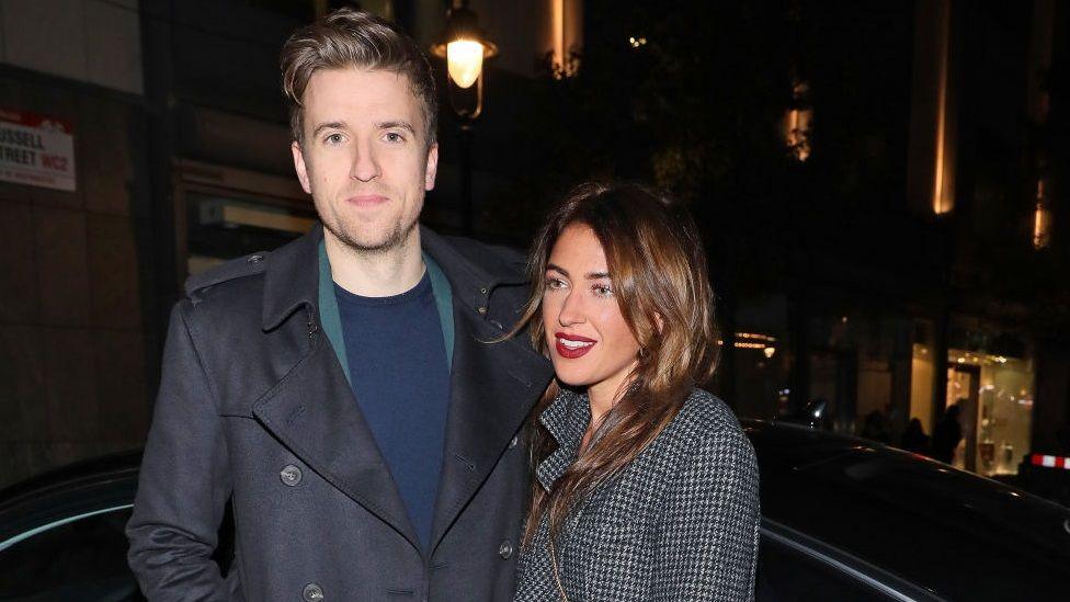 Bella Mackie with husband Greg James