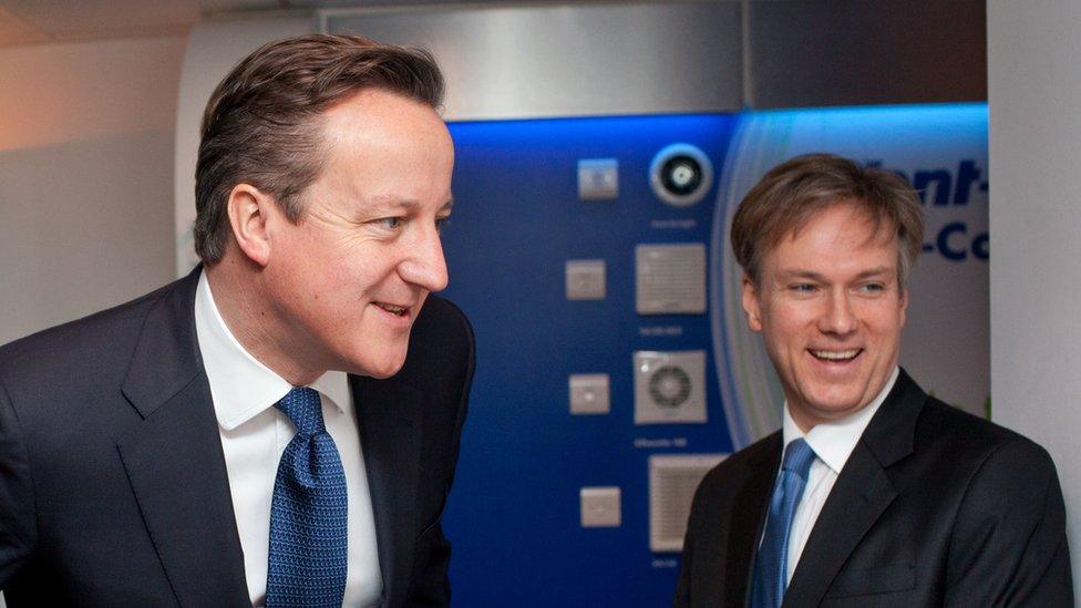 David Cameron and Henry Smith