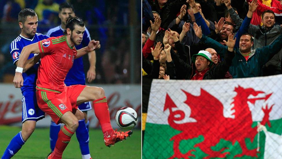 Gareth Bale and Wales fans