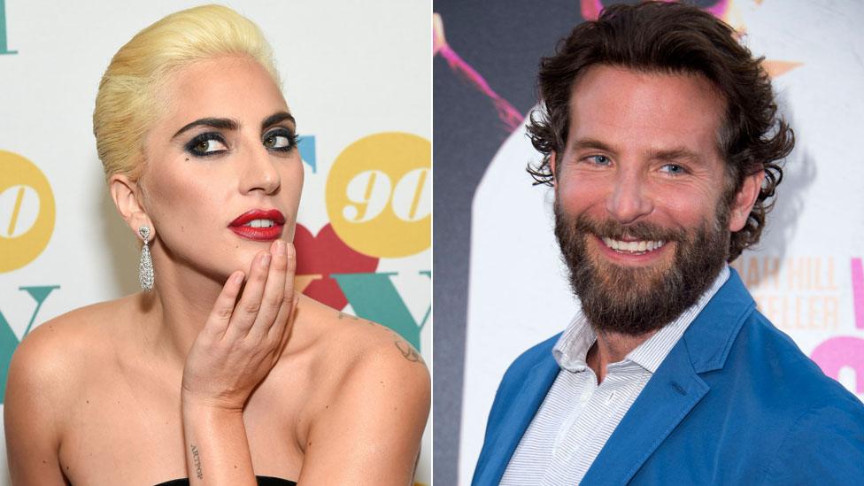 Lady Gaga and Bradley Cooper