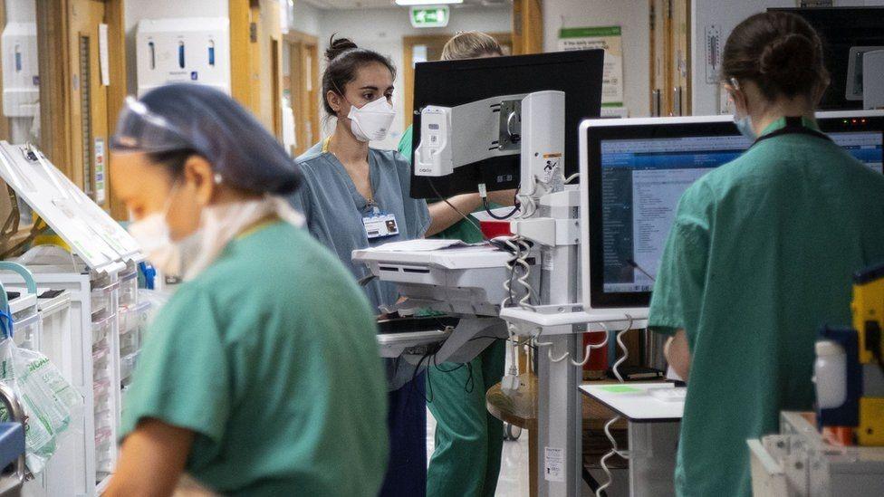 Nurses working in a hospital