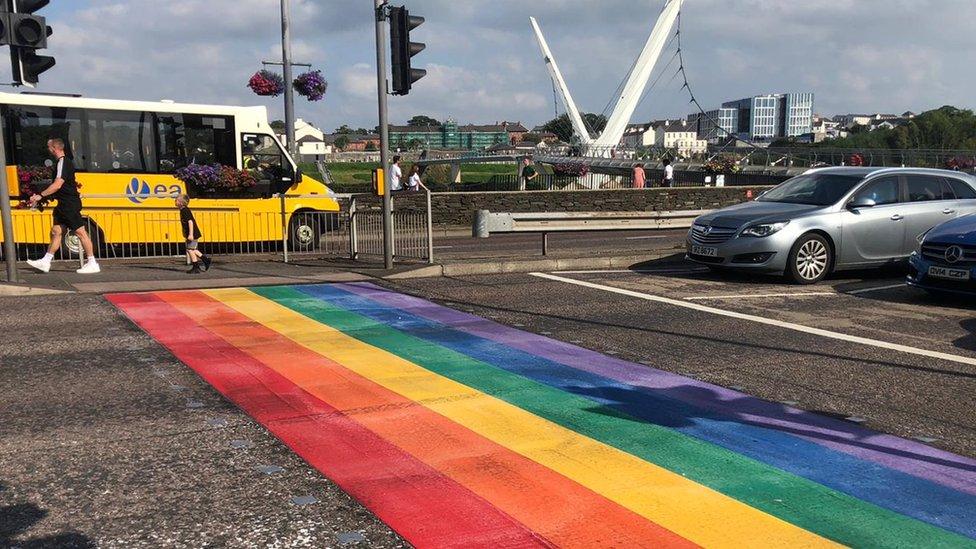 derry rainbow crossing