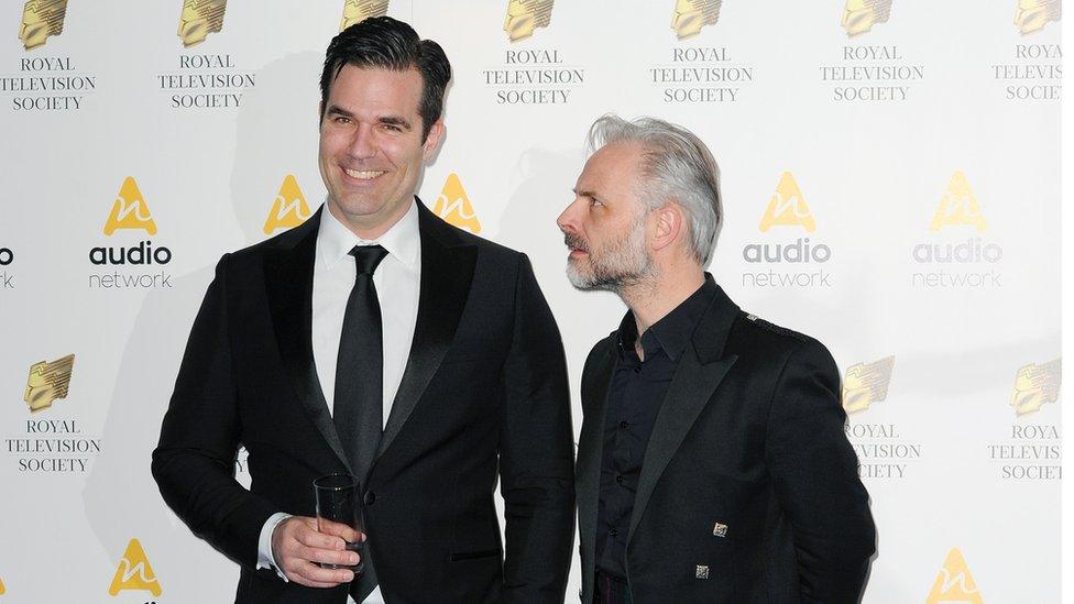 Rob Delaney and Mark Bonnar from Catastrophe