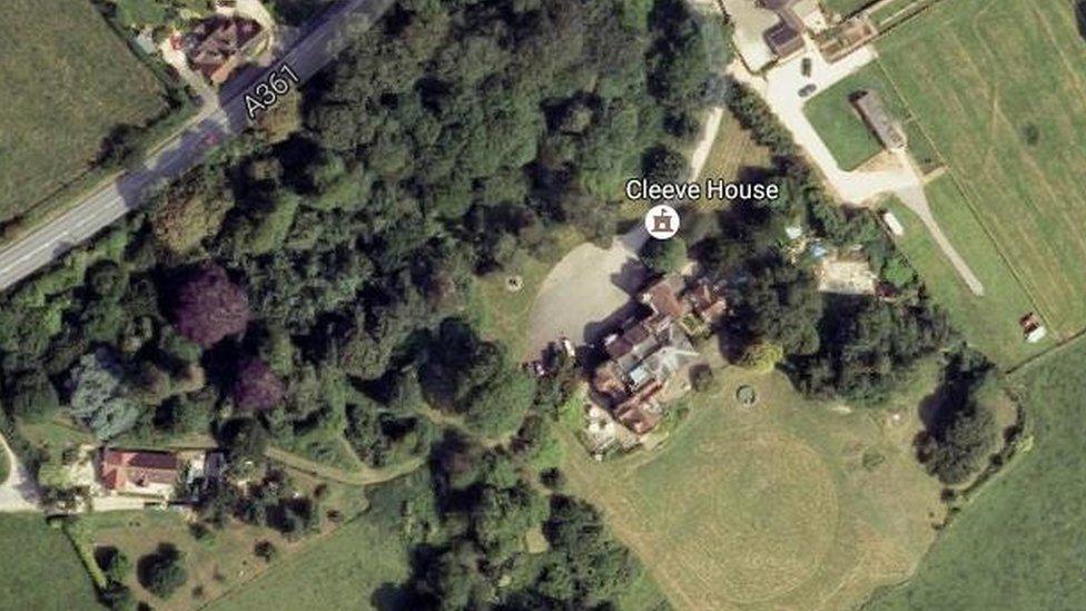 Satellite image of Cleeve House Hotel