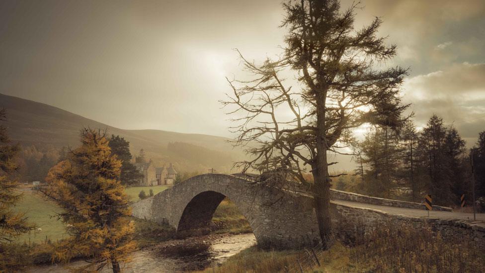 Gairnshiel Bridge in the Cairngorms