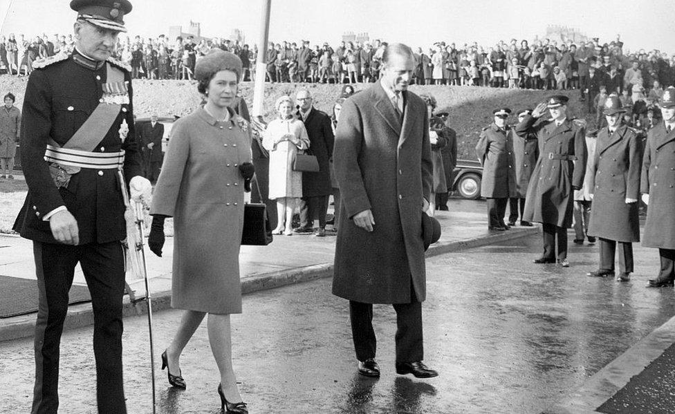 The Queen and Prince Philip opening the Tyne Tunnel in 1967