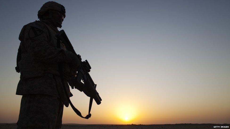 US soldier in Iraq