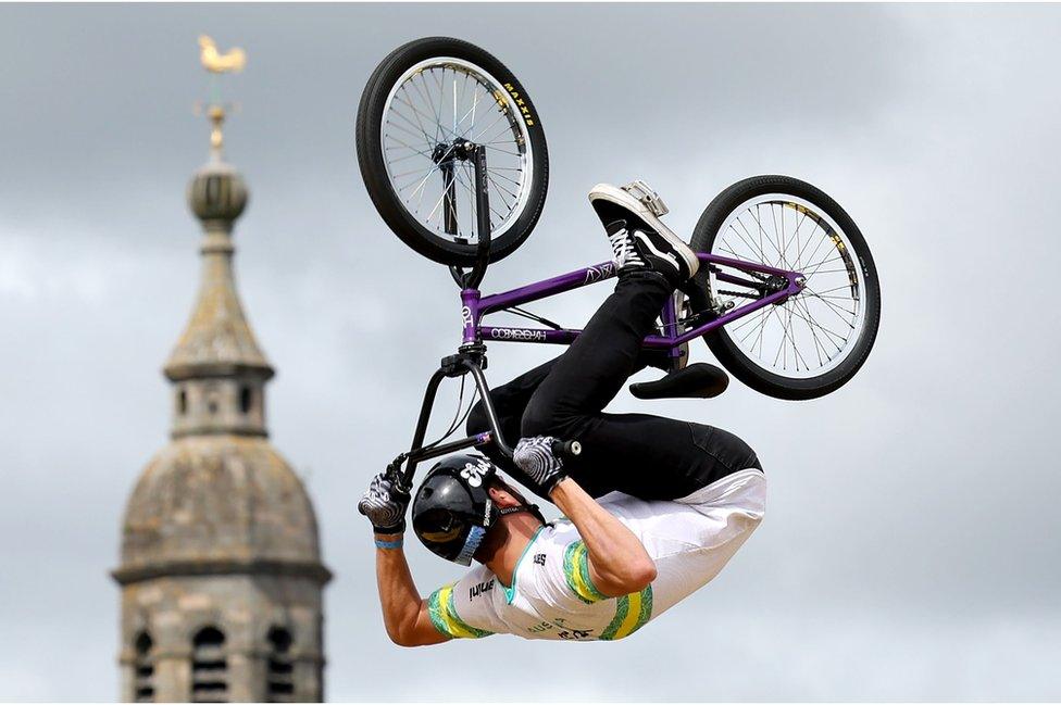 Joshua Matthews of Australia competes in the Men's Elite final