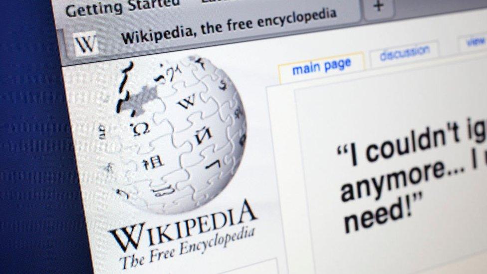 Wikipedia launched in 2001.