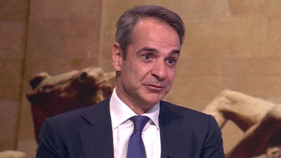 Greek Prime Minister Kyriakos Mitsotakis