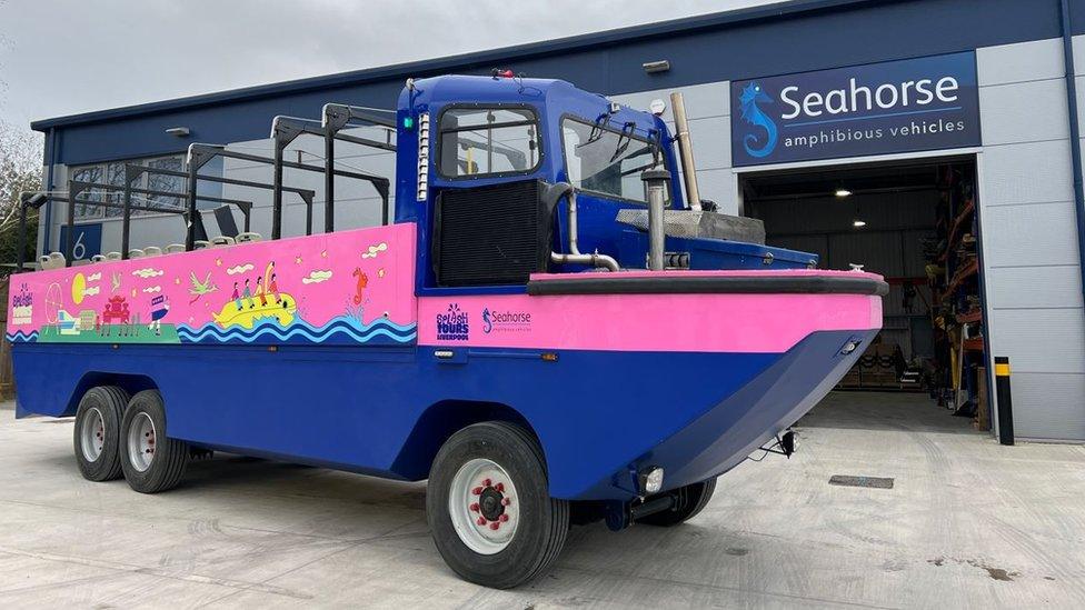 Splash Tours Liverpool amphibious vehicle