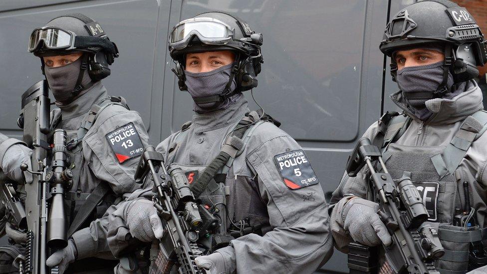 counter-terrorist police marksmen