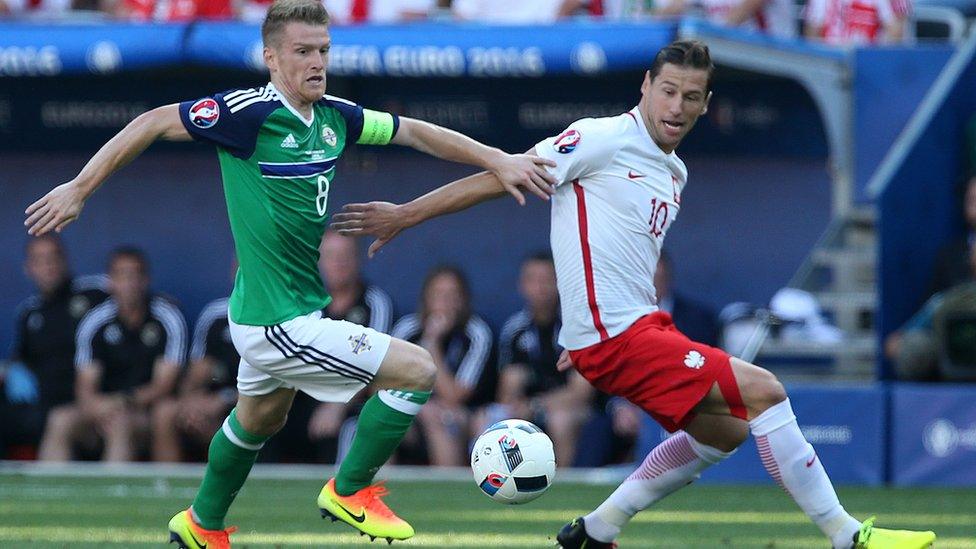 Northern Ireland lost 1-0 to Poland at Euro 2016 in Nice