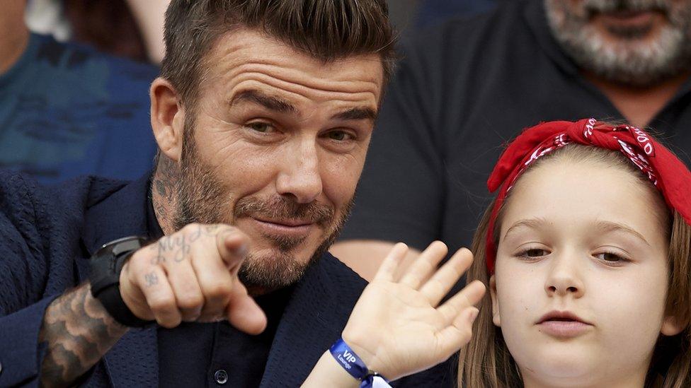 david beckham-harper-beckham.